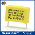 Capacitor de filme X2 K275V 104 polipropileno metalizado (TMCF18)